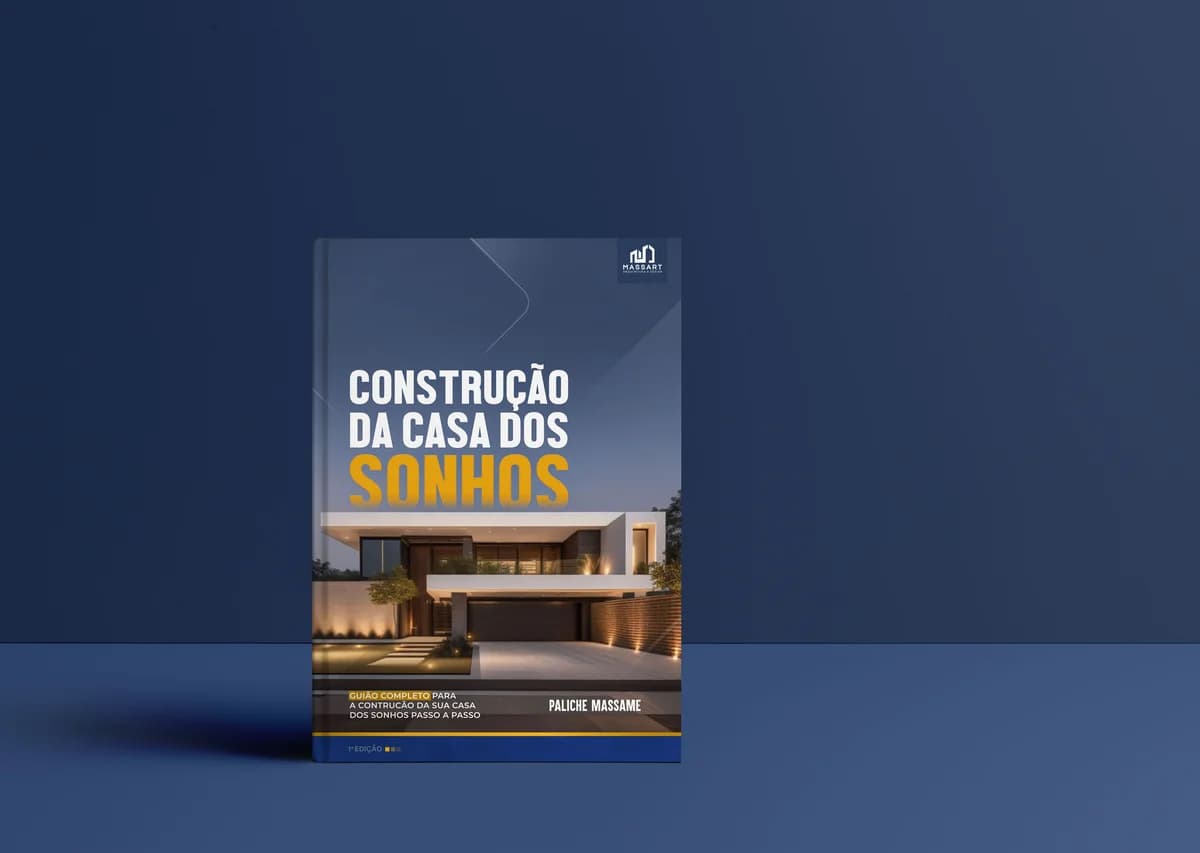 Capa tridimensional do livro Construção da Casa dos Sonhos